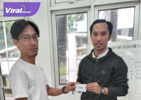 Bendahara SSB PSS saat drawing Sport-X Football Festival 2024. Foto : viralsumsel.com