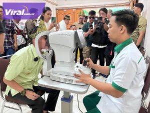 Ratu Dewa Terima Pujian Jadi Bapak Toleransi, Baksos dan Pengobatan Gratis HUT PGI Dipenuhi Warga. Foto : viralsumsel.com/win
