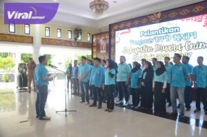  DPD-KNPI Muara Enim Periode 2024-2027 Resmi Dikukuhkan, Rahman Fadhli Berharap Sinergi dengan Pemkab Dapat Terus Terjalin. Foto : viralsumsel.com/rosyid