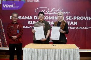 Sekda SA Supriono Apresiasi Pelatihan Konten Kreatif Bertema Pemberantasan Korupsi. Foto : viralsumsel.com/win