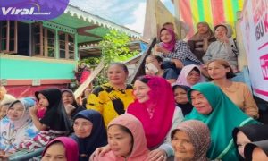 Nandriani Oktarina Bakal Calon Walikota Palembang Saat Berkunjung Ke 5 Ulu. Foto : Viralsumsel