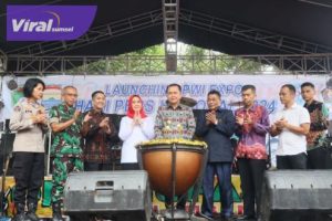 Buka Gebyar HPN PWI Provinsi Sumsel, Pj Gubernur  Agus Fatoni Ajak Media Ciptakan Iklim Sumsel yang Kondusif Jelang Pilkada 2024. Foto : viralsumsel.com/win