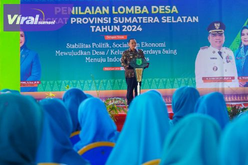 Lomba Desa Tingkat Provinsi, Sandi Fahlepi Optimis Muba Mampu Jadi Juara 1. Foto : viralsumsel.com/dev