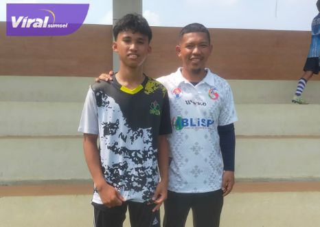 Albidzar Bomber SSB SKSB Gelumbang Muara Enim Lolos Seleksi di Garudayaksa Academy Milik Prabowo Subianto. Foto : viralsumsel.com