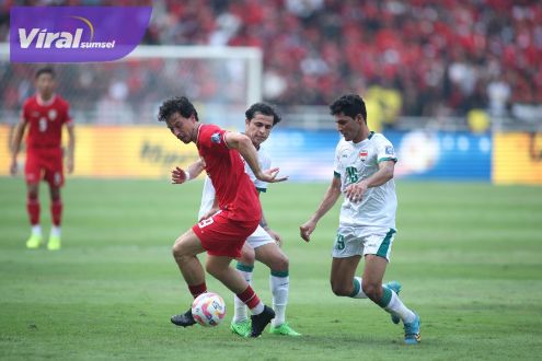 Kualifikasi Piala Dunia 2026 : Timnas Indonesia Gagal Raih Poin Lawan Irak. Foto : pssi