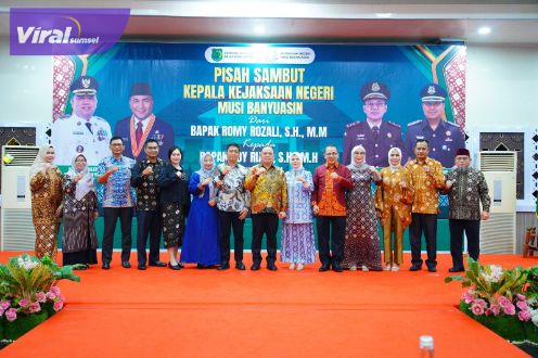 Roy Riadi SH MH Kajari Muba Gantikan Romy Rozali SH MM, Pj Bupati H Sandi Fahlepi Harap Sinergitas Terus Terjaga. Foto : viralsumsel.com/dev