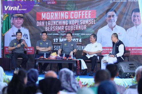 Pj Gubernur Agus Fatoni Launching Kopi Sumsel, Kini Harga Kopi Tembus Rp 75 Ribu