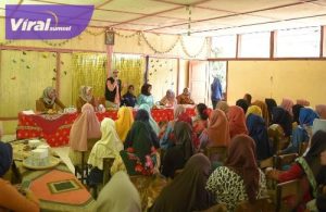 Amaliah Sosialisasi Empat Pilar Pada Emak-emak di Desa Lubuk Sakti Ogan Ilir. Foto : viralsumsel.com/fia