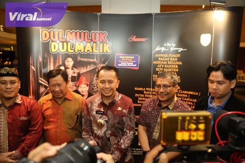 Pj Gubernur Agus Fatoni Sukses Adu Akting dengan Anwar Fuady, Meriam Belina dan Roy Marten dalam Film ‘Dul Muluk & Dul Malik’. Foto : viralsumsel.com/win