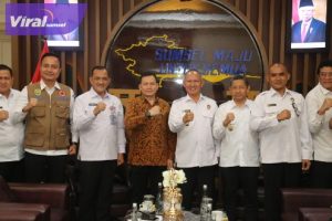 Pj Gubernur Elen Setiadi Terima Tim OTS Wantannas RI Dalam Pelaksanaan Kajian Daerah Penanganan Karhutla. Foto : viralsumsel.com/win