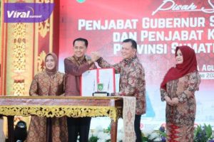 Pj Gubernur Sumsel Elen Setiadi Siap Kerja Keras Sempurnakan Program Agus Fatoni. Foto : viralsumsel.com/win