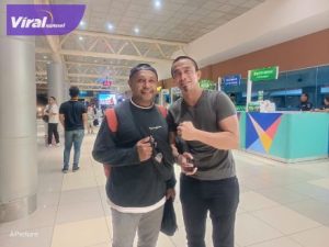 Jelang Laga Reuni Legenda Sriwijaya FC, Worabay Pemain Pertama Tiba di Palembang. Foto : viralsumsel.com