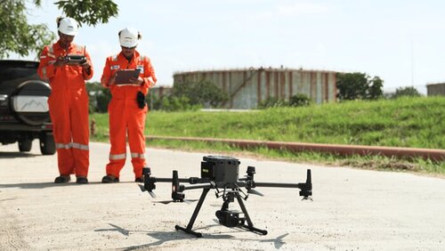 Halo Robotics Lakukan General Visual Inspection DJI Zenmuse H30T. Foto: viralsumsel.com