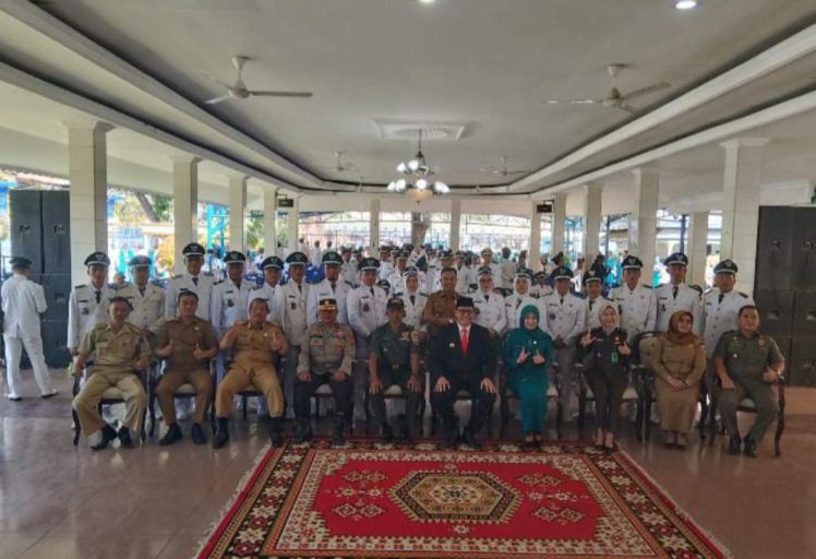 Pengukuhan Kepala Desa Lahat di Hadiri Forkompinda Kabupaten Lahat. Foto : Istimewa
