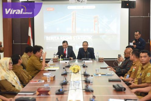 Sumsel Deflasi 0,03 Persen, Pj Gubernur Elen Setiadi Minta Semua Pihak Tetap Waspada . Foto : viralsumsel.com/win