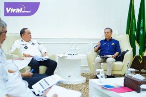 Jalin Sinergi, Kepala KPPN Sekayu Lakukan Audiensi ke Pj Bupati Muba. Foto : viralsumsel.com/dev