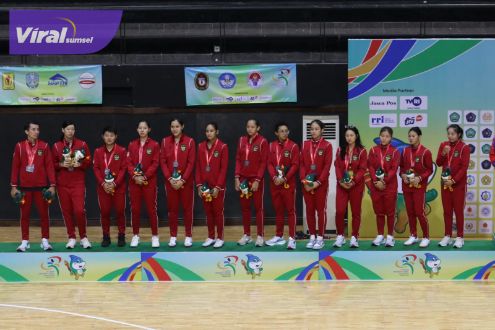 Amankan Perak, PP Perbasi Puji Semangat Tanding Timnas Basket Putri 5on5 di AUG 2024. Foto : ppperbasi