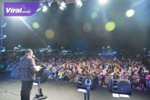 Festival Embung Senja Wadah Promosikan Destinasi Wisata di Muba, Berlangsung Meriah, Hibur Warga Babat Supat. Foto : viralsumsel.com/dev