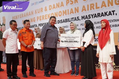 Menko Perekonomian RI Airlangga Hartarto Puji Kinerja Pertumbuhan Ekonomi Sumsel Tetap Solid Dengan Inflasi yang Terjaga. Foto : viralsumsel.com/win