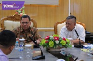 Persiapan Porprov, Anton Nurdin Jelaskan Kondisi KONI ke Pj Wali Kota Palembang. Foto : viralsumsel.com/nto