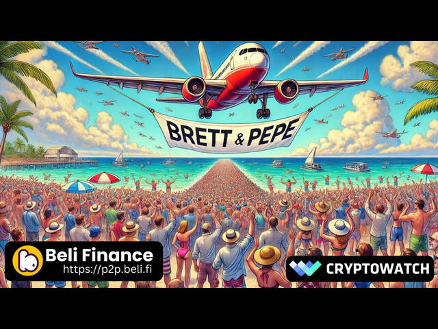 Pembelian Token BRETT di Blockchain Base Kini Tersedia di P2P Beli Finance X CryptoWatch