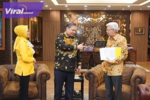 Resmi, Golkar Usung Pasangan Mawardi Yahya - RA Anita Noeringhati di Pilgub Sumsel 2024. Foto : viralsumsel.com/win