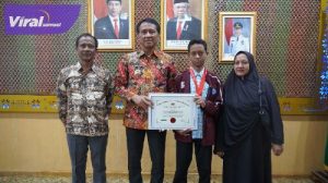 Bikin Bangga, Yidha Bocah Desa Asal OKI Juara Kompetisi Matematika Tingkat Dunia. Foto : viralsumsel.com /zep