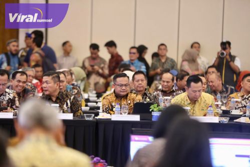 Pimpin High Level Meeting and Capacity Building TPID, Pj Gubernur Elen Setiadi Tekankan 3 Poin Penting pada Kepala Daerah Se- Sumsel. Foto : viralsumsel.com /win