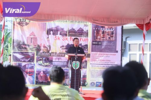 Jelang Road To UI Half Marathon 2024, Pj Gubernur Elen Setiadi Minta ILUNI Sumbang Ide dan Pemikiran Bagi Kemajuan Sumsel. Foto : viralsumsel.com/win