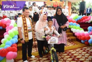 Hadiri Puncak HAN 2024, Pj Gubernur Elen Setiadi Tingkatkan Pemenuhan Hak-Hak Anak di Sumsel . Foto : viralsumsel.com/win