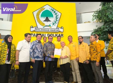 Resmi, Partai Golkar Dukung Hj Lucianty di Pikada Muba 2024. Foto : viralsumsel.com /ril