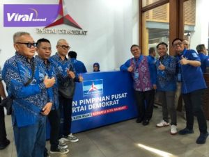 Demokrat Serahkan Surat Rekomendasi untuk 3 Kandidat Cakada di Sumsel, Muara Enim, Lubuklinggau dan Pagaralam. Foto : viralsumsel.com