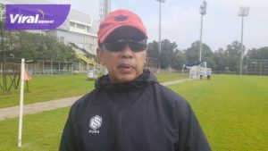 Pelatih Kepala Sriwijaya FC, Jafri Sastra. Foto : mo sfc
