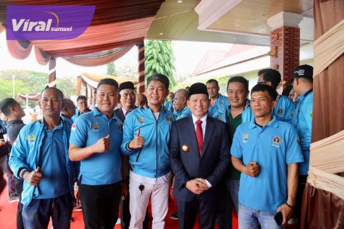Pj Gubernur Elen Setiadi Lepas Keberangkatan Kontingen Sumsel Berlaga Pada Porwanas XIV Kalsel. Foto : viralsumsel.com /win