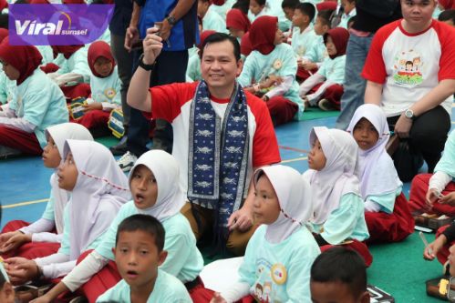 Pj Gubernur Elen Setiadi Dampingi Kepala Bapanas RI Kunker ke Kabupaten OKI, Launching Program Genius. Foto : viralsumsel.com /win