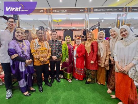Pj Ketua TP PKK Sumsel Melza Elen Setiadi  Libatkan 11 Dekranasda Kabupaten/Kota Dalam Ajang Kriyanusa 2024. Foto : viralsumsel.com /win