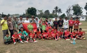 SSB PSS U-13 Juara Turanamen Ajendam II Sriwijaya, Juga Borong Gelar Individu. Foto : viralsumsel.com