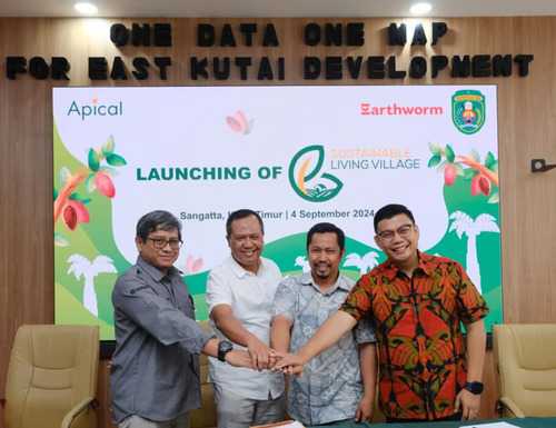 Apical dan Earthworm Foundation Bermitra dengan Pemerintah Kabupaten Kutai Timur untuk Perluas Program Sustainable Living Village. Foto: viralsumsel.com