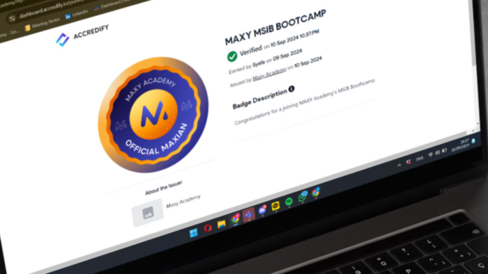 Maxy Academy Luncurkan Badge Digital Terbaru untuk Peserta Bootcamp. Foto: viralsumsel.com