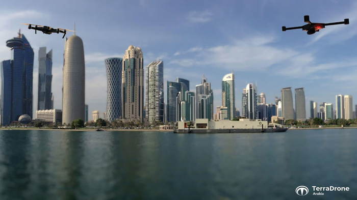 Terra Drone Bermitra dengan West Bay Petroleum Menampilkan Solusi Drone di ConteQ Expo 2024. Foto: viralsumsel.com