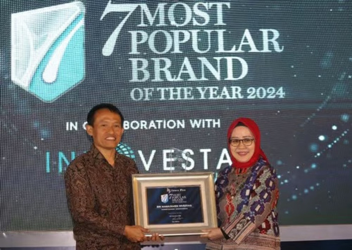 BRI-MI Raih Penghargaan sebagai The Most Popular Brand of the Year 2024. Foto : viralsumsel.com