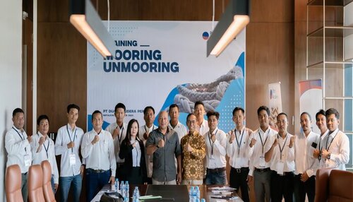 Dokumentasi Diklat Mooring Unmooring, Port Academy X PT Dua Samudera Perkasa. Foto: viralsumsel.com