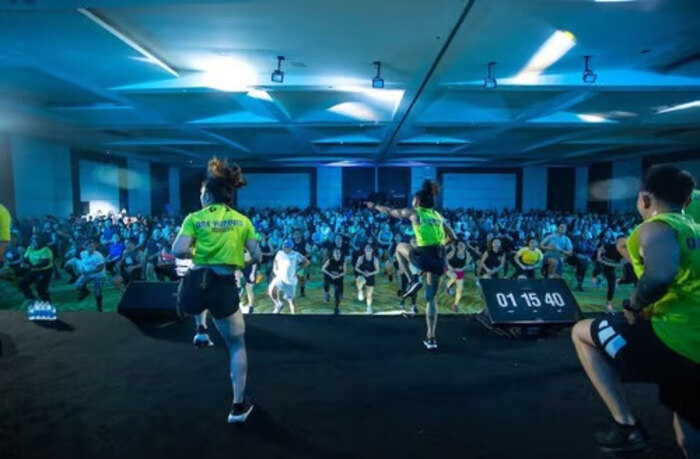 Evolution Wellness Indonesia Mempersembahkan Fitness Fest Xperience, Merayakan World Wellness Weekend dan Pencapaian Les Mills BodyCombat 100. Foto: viralsumsel.com