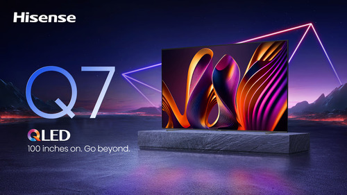 Hisense Tawarkan Keseruan Maksimal di Layar Besar 100 inci QLED TV Q7N. Foto: viralsumsel.com