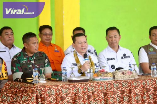 Pj Gubernur Elen Setiadi Ingatkan Masyarakat Jangan Buka Lahan Pertanian Dengan Cara Membakar . Foto : viralsumsel.com /win