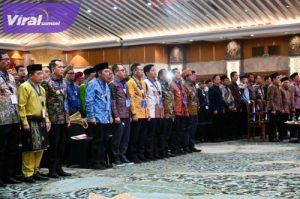 Pj Gubernur Elen Setiadi Hadiri Rakornas Percepatan Penurunan Stunting Tahun 2024 Dibuka oleh Wapres RI. Foto : viralsumsel.com /win