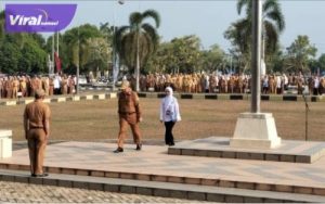 Apel Bulanan Pemerintah Kota Prabumulih. Foto : viralsumsel.com /zep