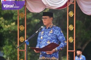 Pj. Bupati OKI Kembali Ingatkan Netralitas ASN Jelang Pilkada. Foto : viralsumsel.com /zep