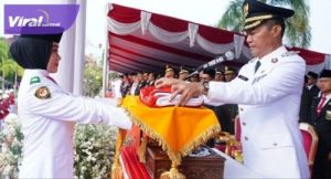 Pemerintah Kota Prabumulih Laksanakan Upacara Pengibaran Bendera Merah Putih HUT ke-79 Republik Indonesia. Foto : viralsumsel.com /man