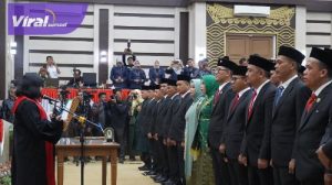 Dewan OKI Dilantik, Pj Bupati Tekankan Kepentingan Publik dan Suksesi Pllkada Serentak. Foto : viralsumsel.com /zep